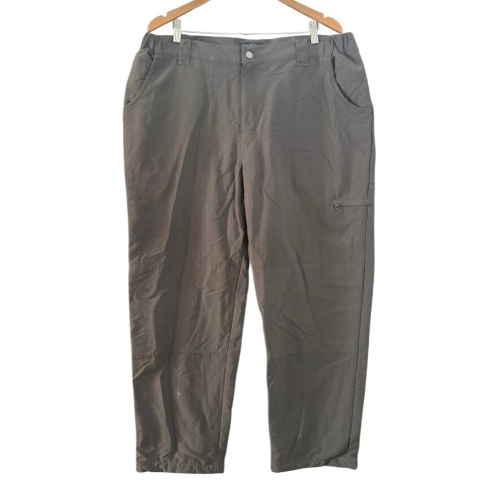Railriders Mens XXL Gray Nylon Lined Cargo Pants Adventure Outdoor Lot of 2